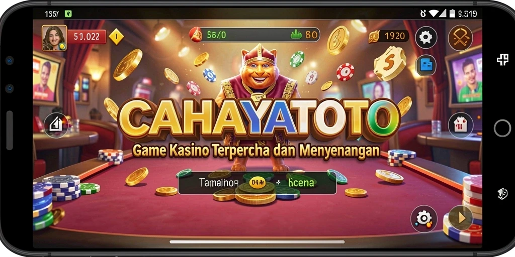 Tampilan gameplay menarik dari CAHAYATOTO yang memberikan keseruan dalam bermain Kasino.