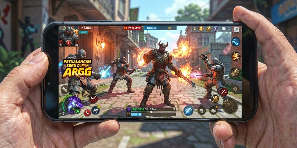 Screenshot gameplay menampilkan aksi seru dalam JKT303.