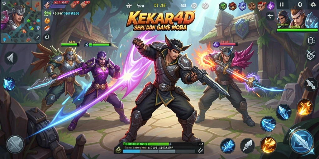 Gameplay seru di arena pertempuran KEKAR4D.