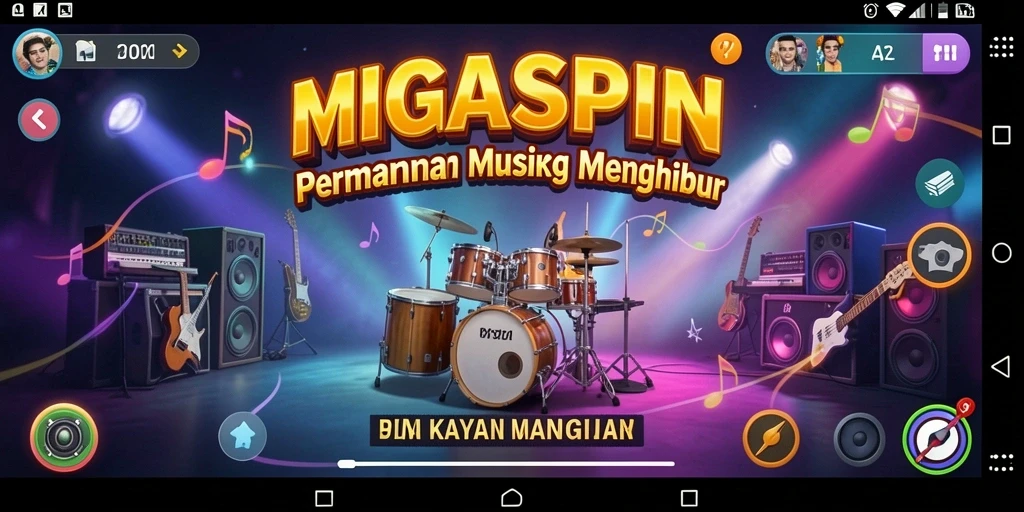 Tampilan gameplay <strong>MIGASPIN</strong> yang kaya dan interaktif.