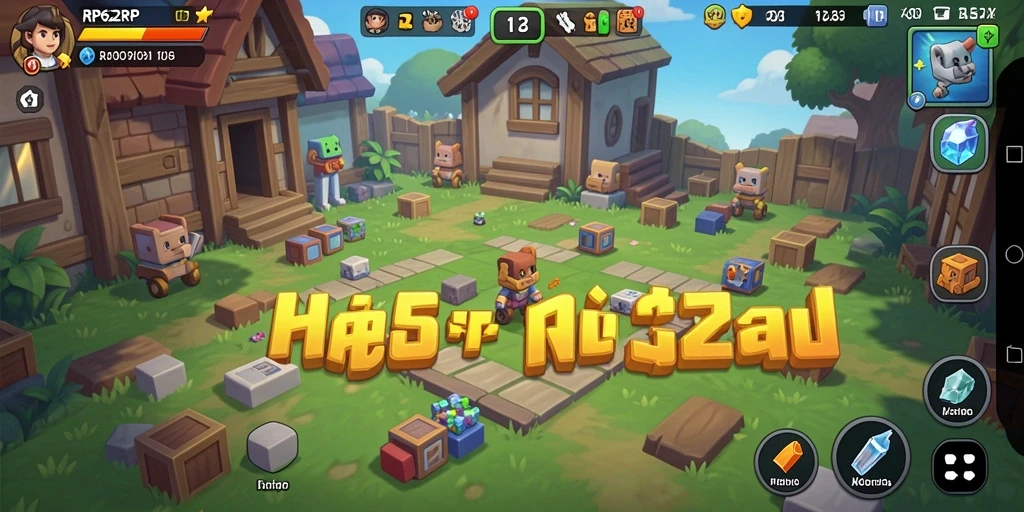 Tangkapan layar menampilkan gameplay menantang di game Puzzle.