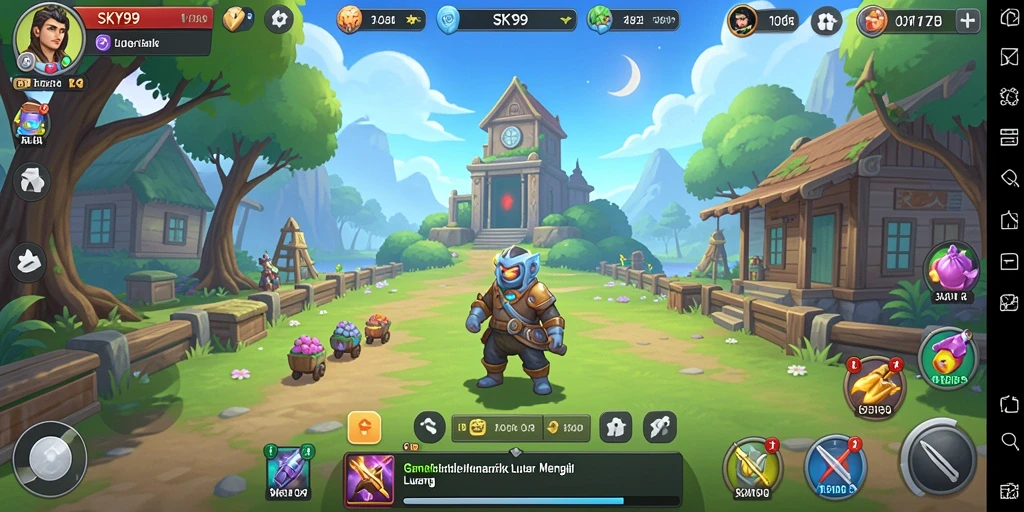 Tampilan gameplay SKY99 yang mengasyikkan dan penuh warna.