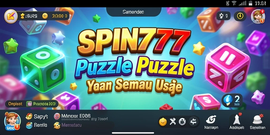Screenshot gameplay SPIN777 menampilkan aksi seru dan tantangan puzzle.