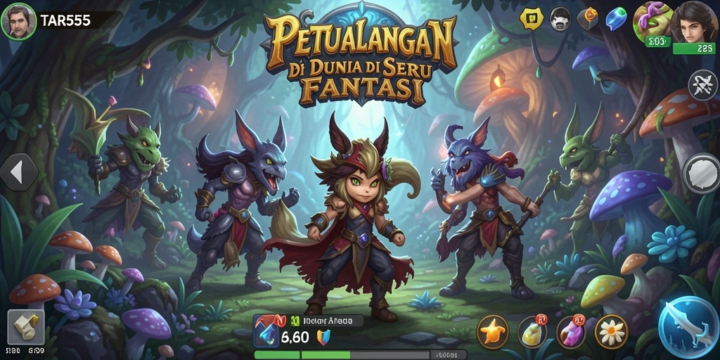 Tampilan gameplay TAR555 yang memukau dengan aksi petualangan yang mendebarkan.