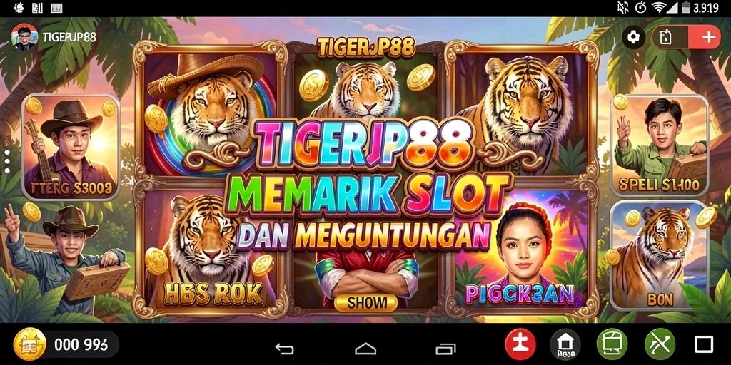 TIGERJP88 gameplay Slot yang penuh warna dan menarik.