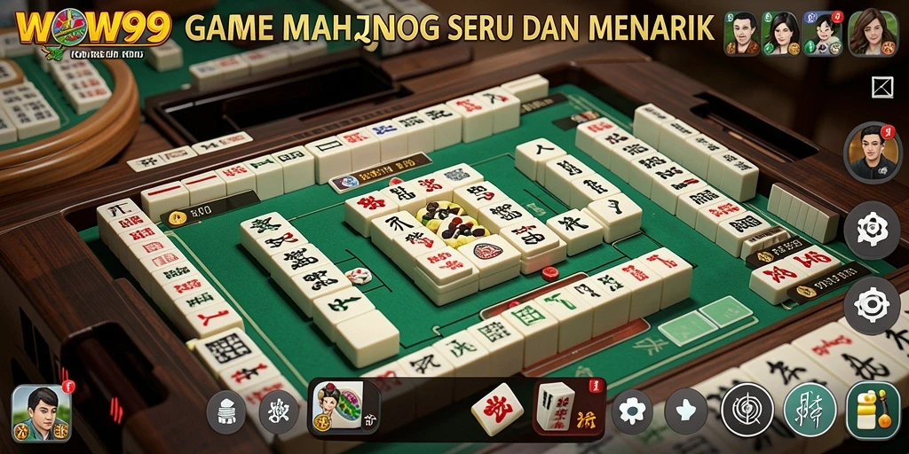 Screenshot gameplay WOW99 menampilkan pengalaman bermain Mahjong yang seru.